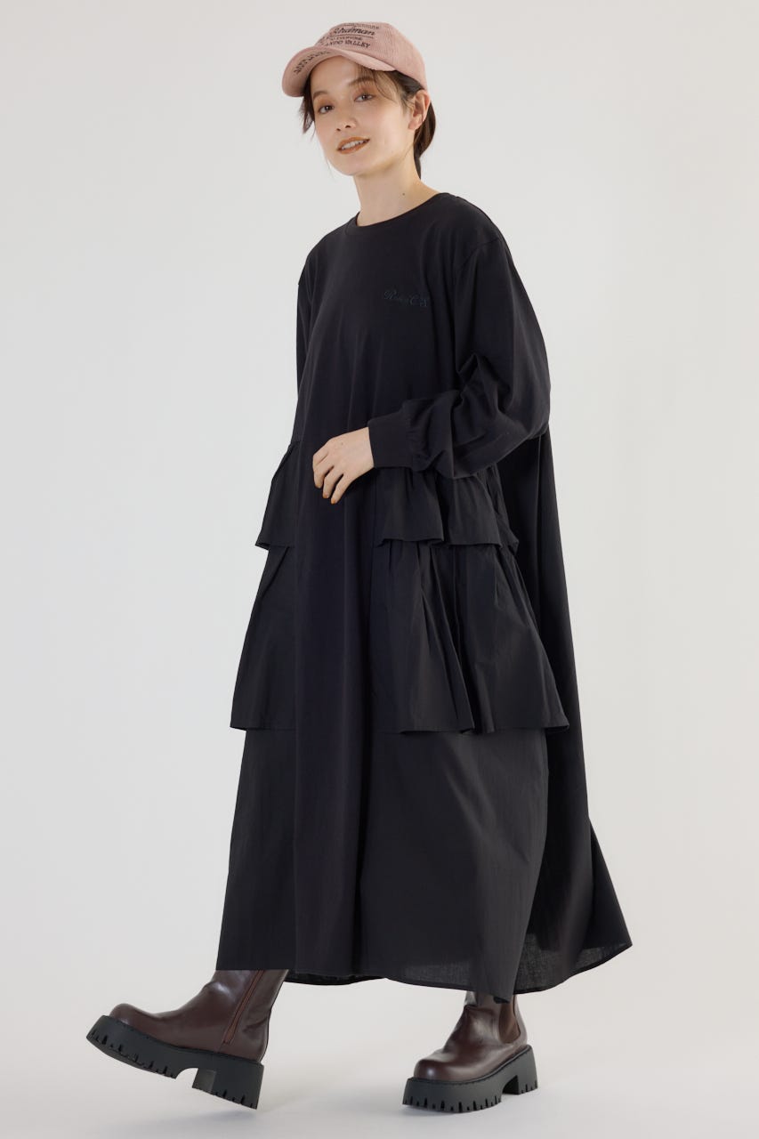 BURBERRY パープル フリンジ付き ワンピース S BURBERRY パープル フリンジ付き ワンピース S