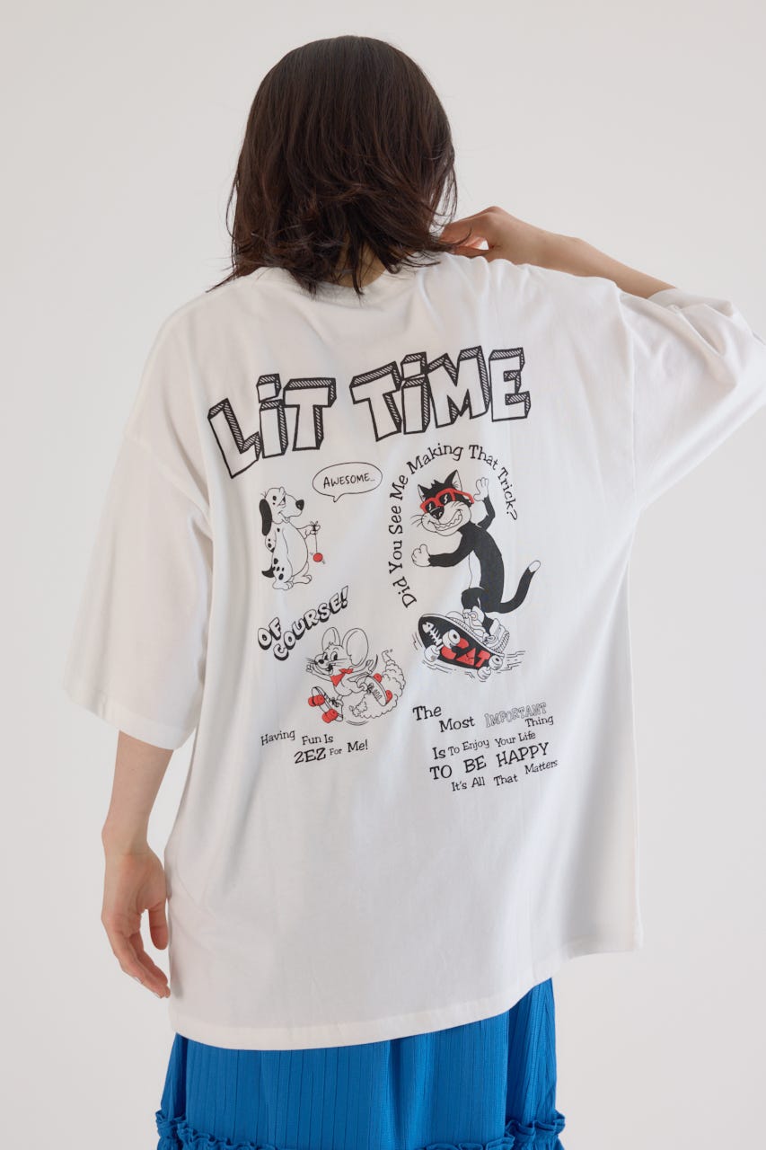 ★SS15★希少モデル★ Tシャツ 半袖 カットソー Trip Reset Tee THROW by SLY | 【THROW】MAYU KAKIHATA LOOSE Tシャツ (Tシャツ