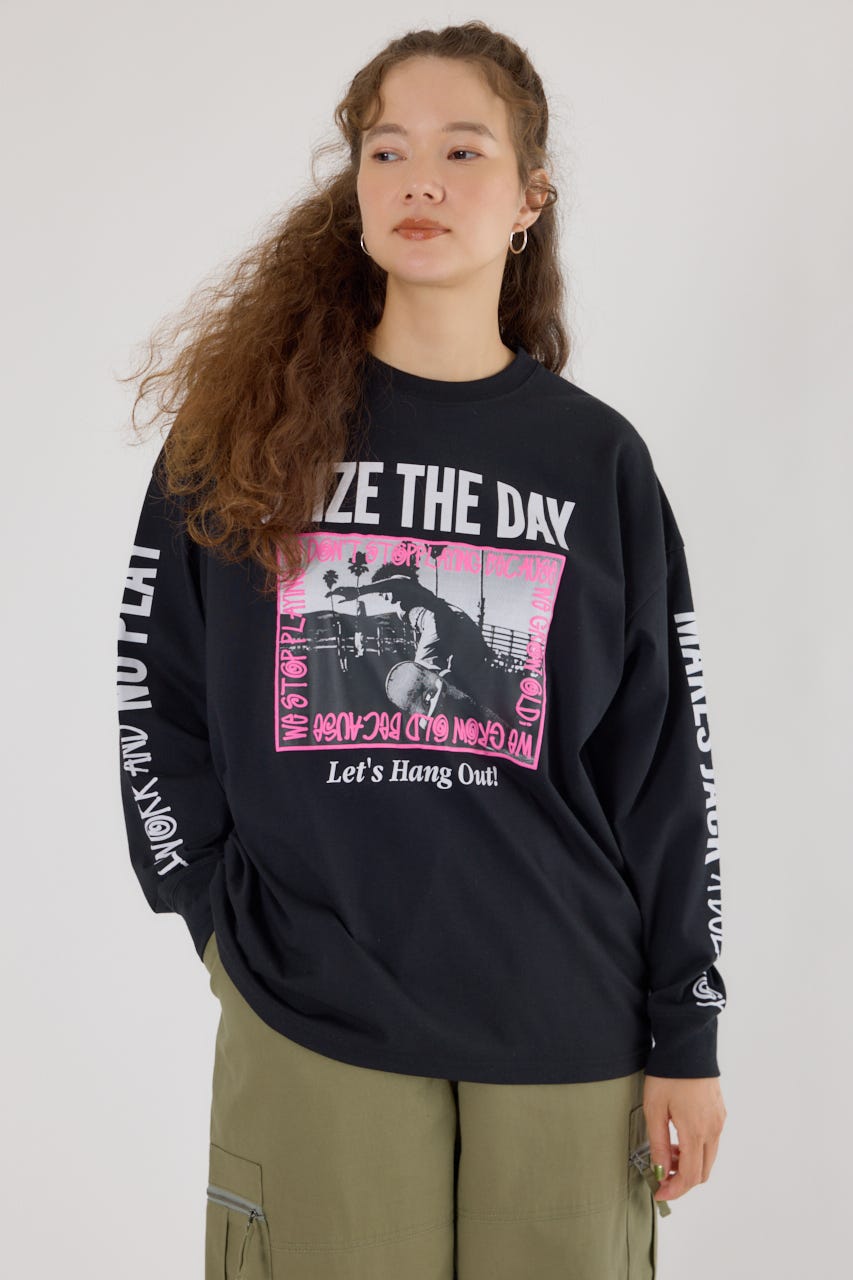 RODEO CROWNS WIDE BOWL | SEIZE THE DAY PHOTOロングTシャツ (T