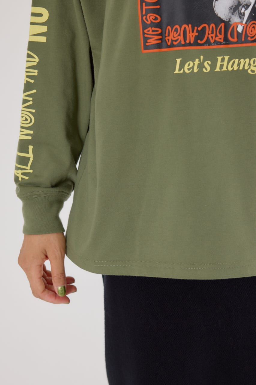 ロンT カットソー Onitsuka Tiger tシャツ LONG SLEEVE GRAPHIC TEE / ロング