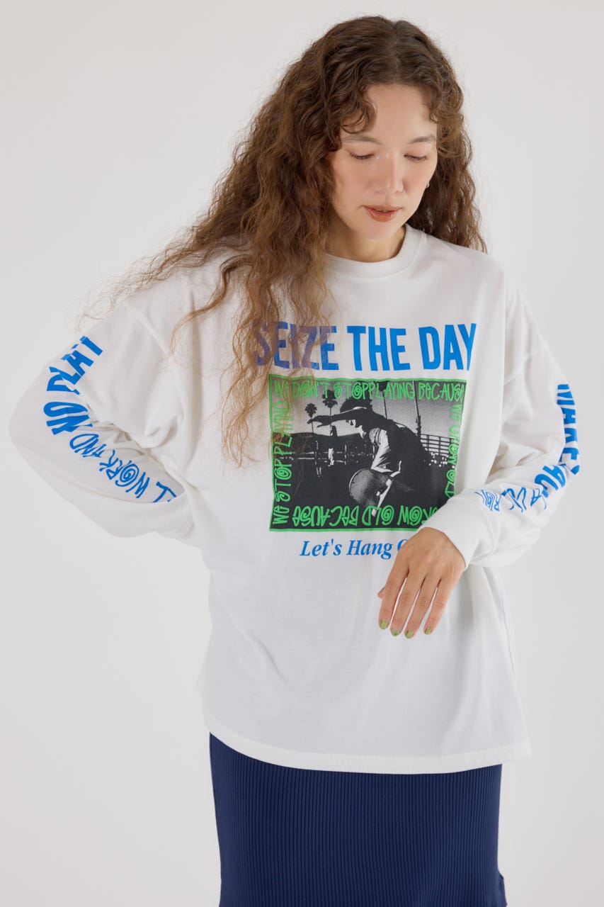 RODEO CROWNS WIDE BOWL | SEIZE THE DAY PHOTOロングTシャツ (T
