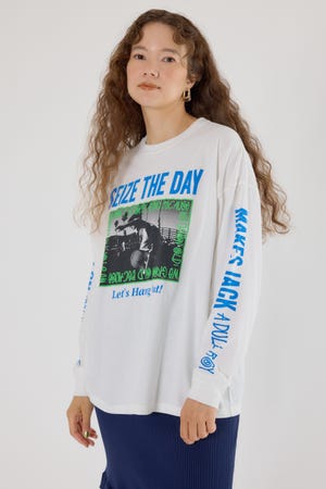 SEIZE THE DAY PHOTOロングTシャツ