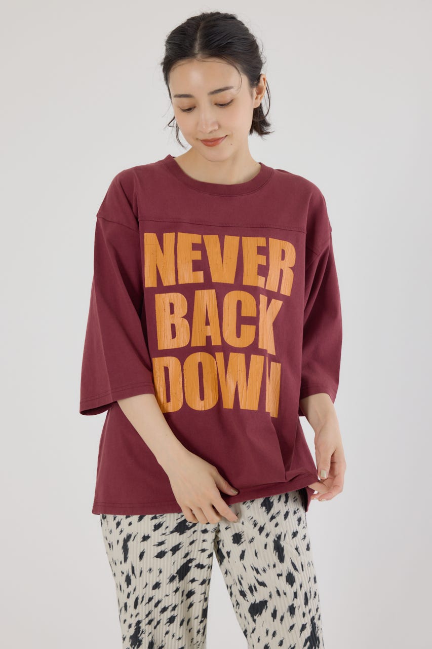 RODEO CROWNS WIDE BOWLのメッセージ5分袖Tシャツ