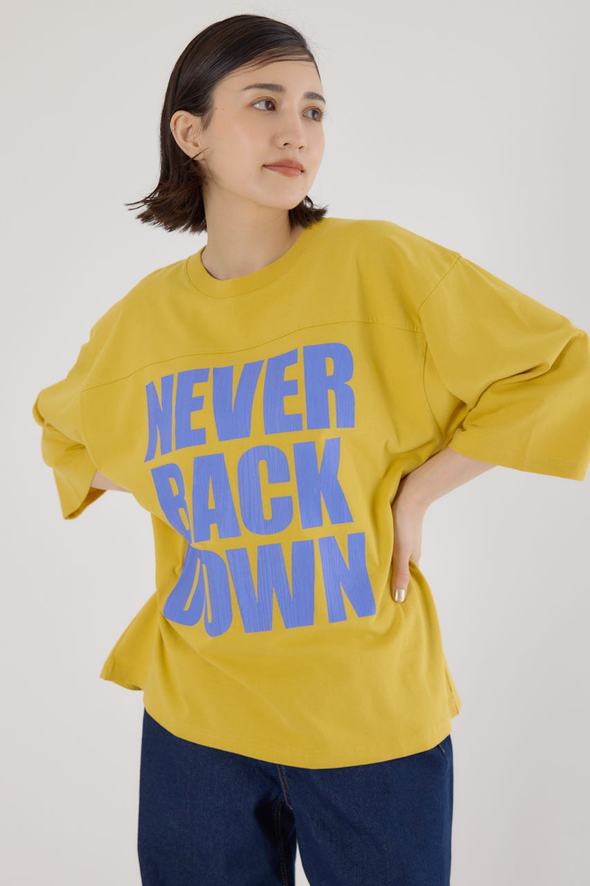 RODEO CROWNS WIDE BOWLのメッセージ5分袖Tシャツ