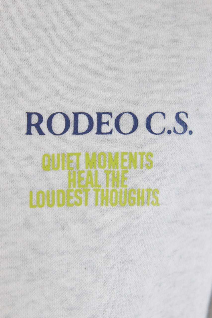 カラーアウトラインロゴスウェット L/T.GRY FREE