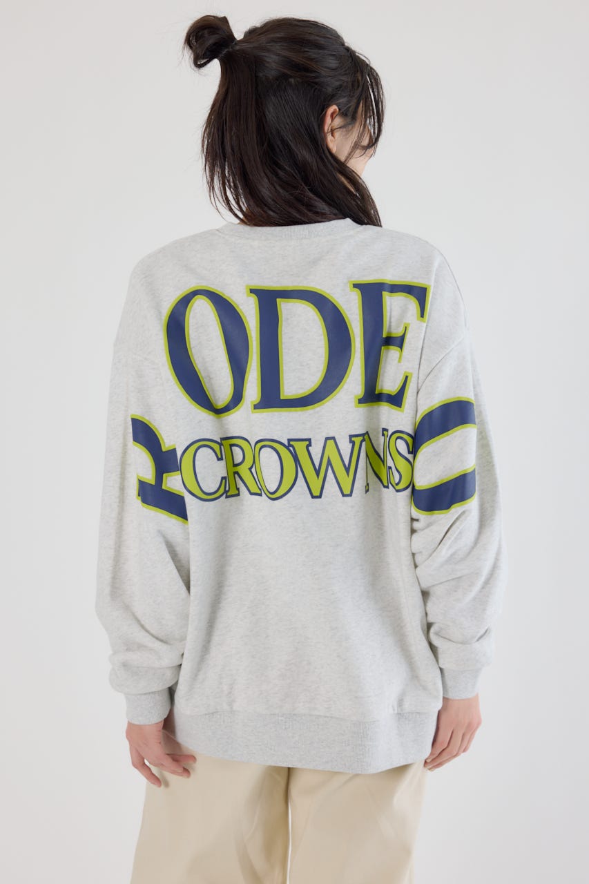 カラーアウトラインロゴスウェット L/T.GRY FREE