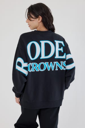 カラーアウトラインロゴスウェット