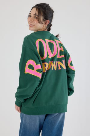 カラーアウトラインロゴスウェット