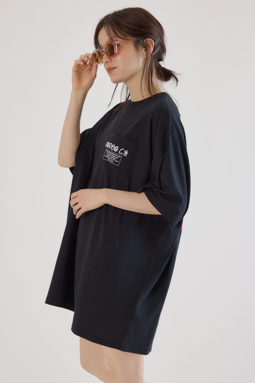 ストリートFace Logo Tワンピース BLK FREE