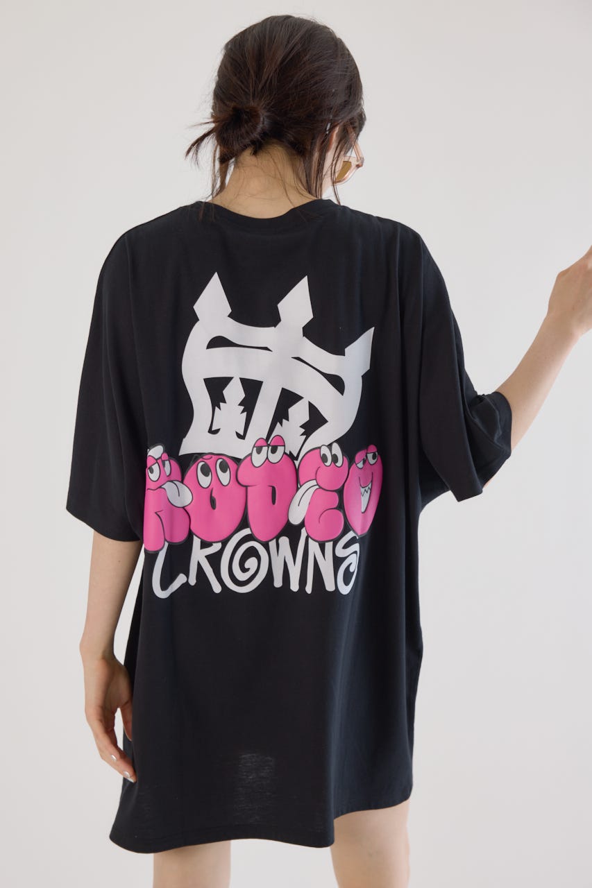 ワンピース [THEAIRTOWN] ariel shirring mashops 2color RODEO CROWNS WIDE BOWL | ストリートFace Logo Tワンピース