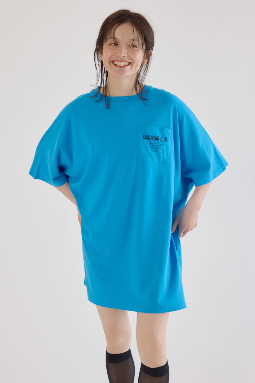 ストリートFace Logo Tワンピース L/BLU FREE