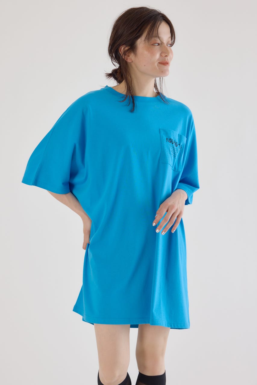 ストリートFace Logo Tワンピース L/BLU FREE