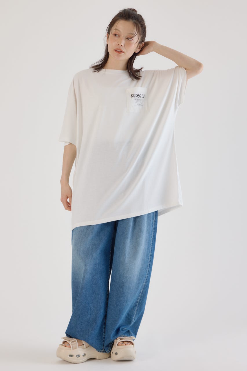 ストリートFace Logo Tワンピース O/WHT FREE