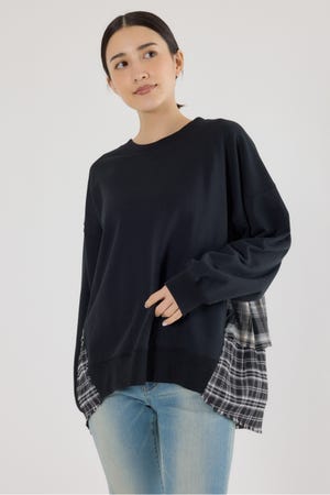 バックティアードトップス