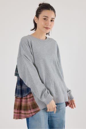 バックティアードトップス