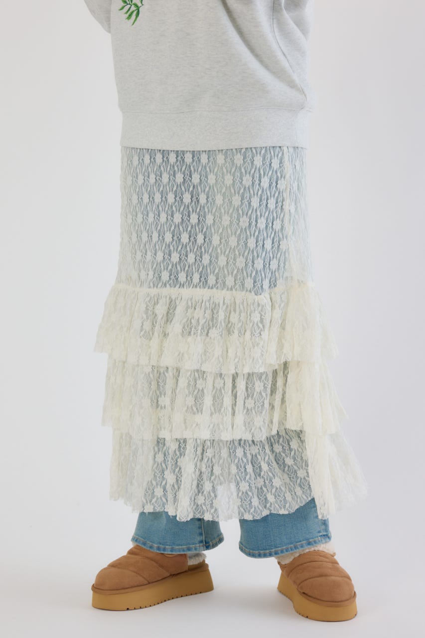 RODEO CROWNS WIDE BOWLのフリルティアードスカート