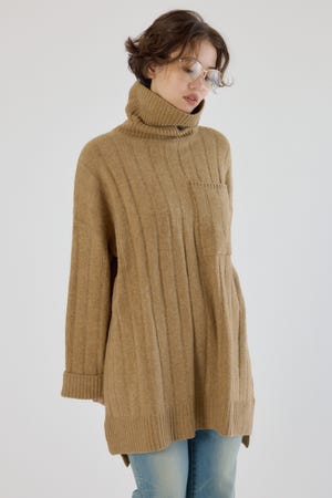 ビッグポケットニットワンピース