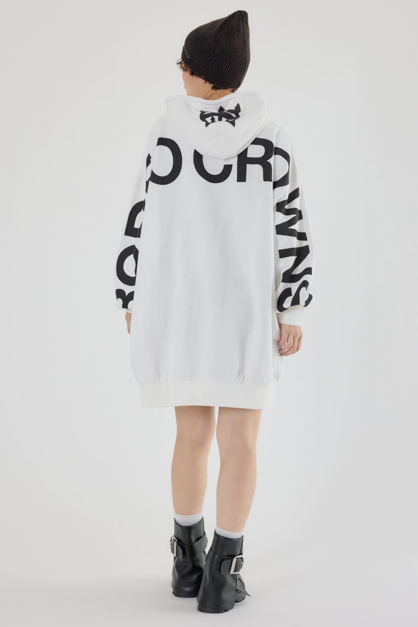 ロゴパーカーワンピース WHT FREE
