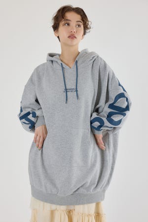 ロゴパーカーワンピース