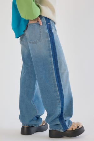 ワイド ルーズデニム