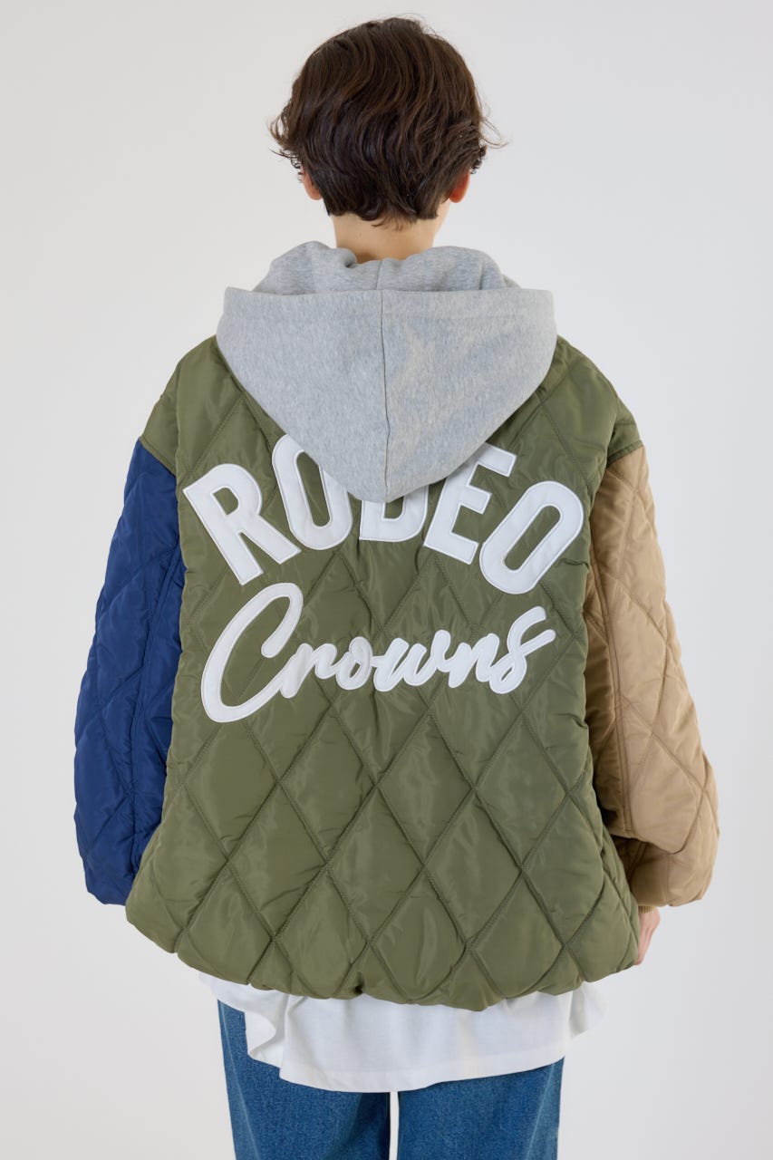 キルティングフードブルゾン Multi_1 FREE