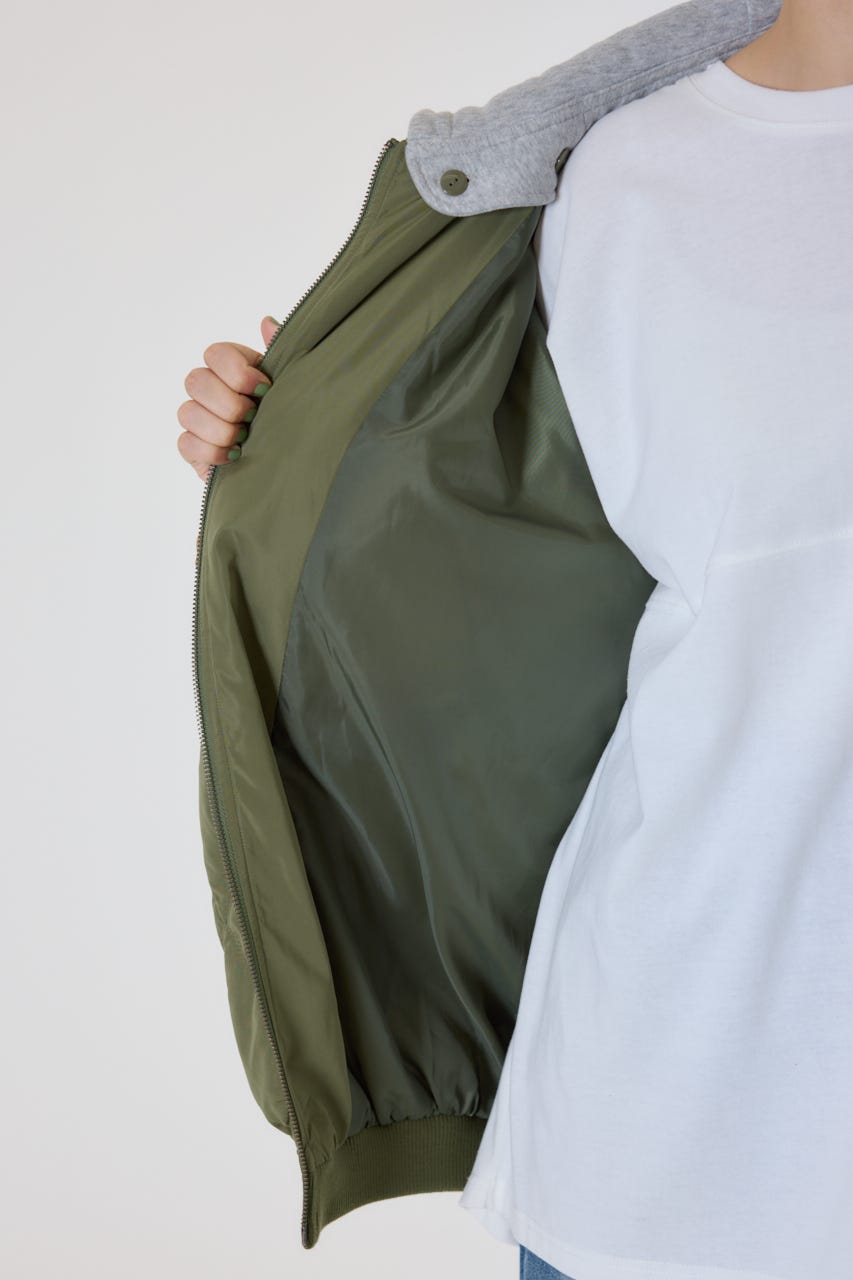 キルティングフードブルゾン Multi_1 FREE