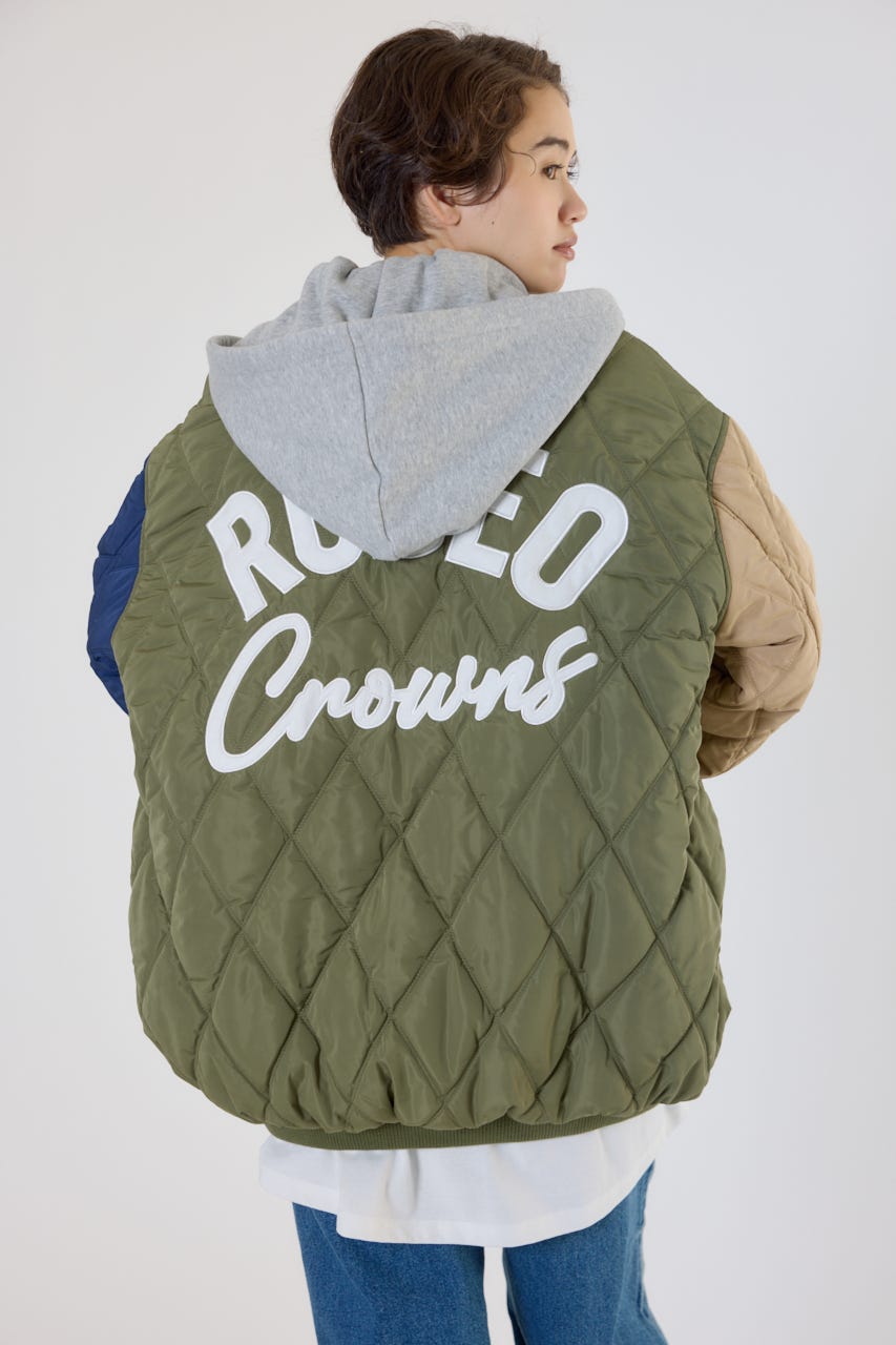 キルティングフードブルゾン Multi_1 FREE