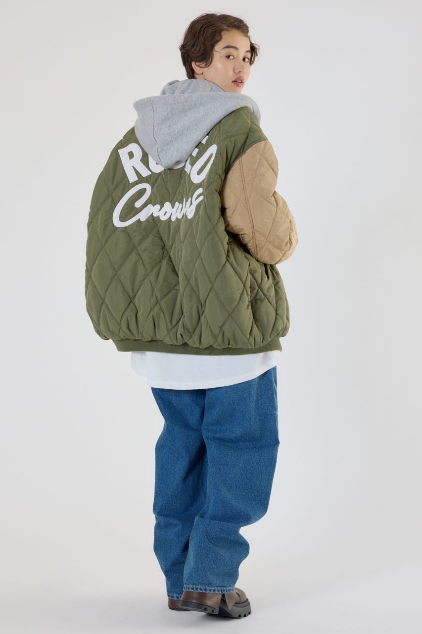 キルティングフードブルゾン Multi_1 FREE