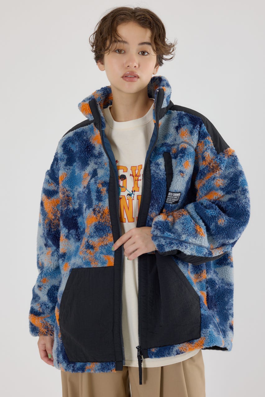 RODEO CROWNS WIDE BOWLのテディボアブルゾン