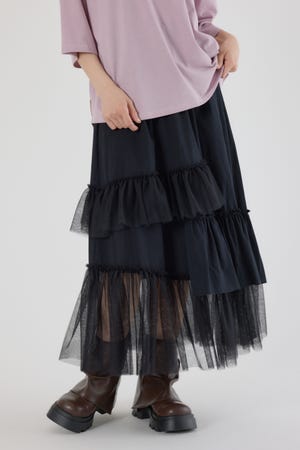 ランダムティアードスカート