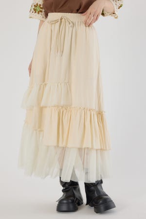 ランダムティアードスカート