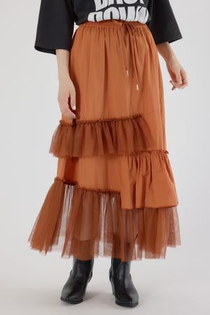 ランダムティアードスカート