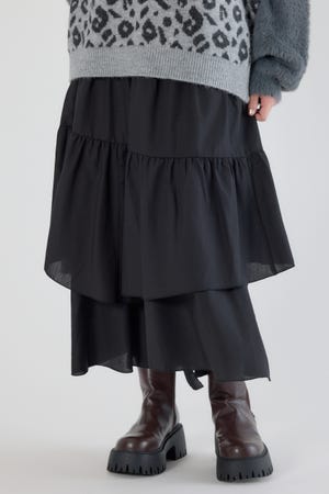 ランダムティアードスカート