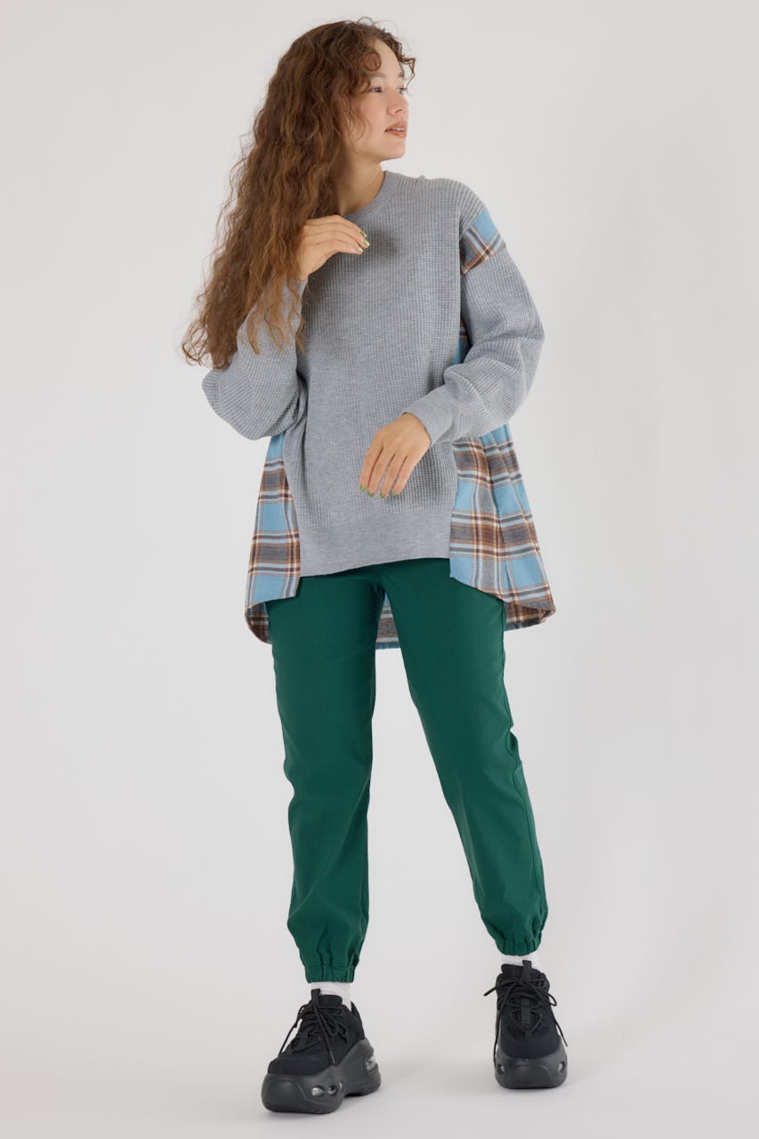 ひろくん様確認用 RODEO CROWNS WIDE BOWL | チェックドッキングトップス (ニット