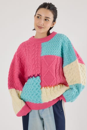 カスタムケーブルニット