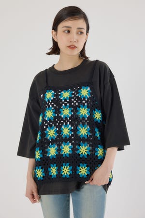 FLOWERクロシェキャミソール