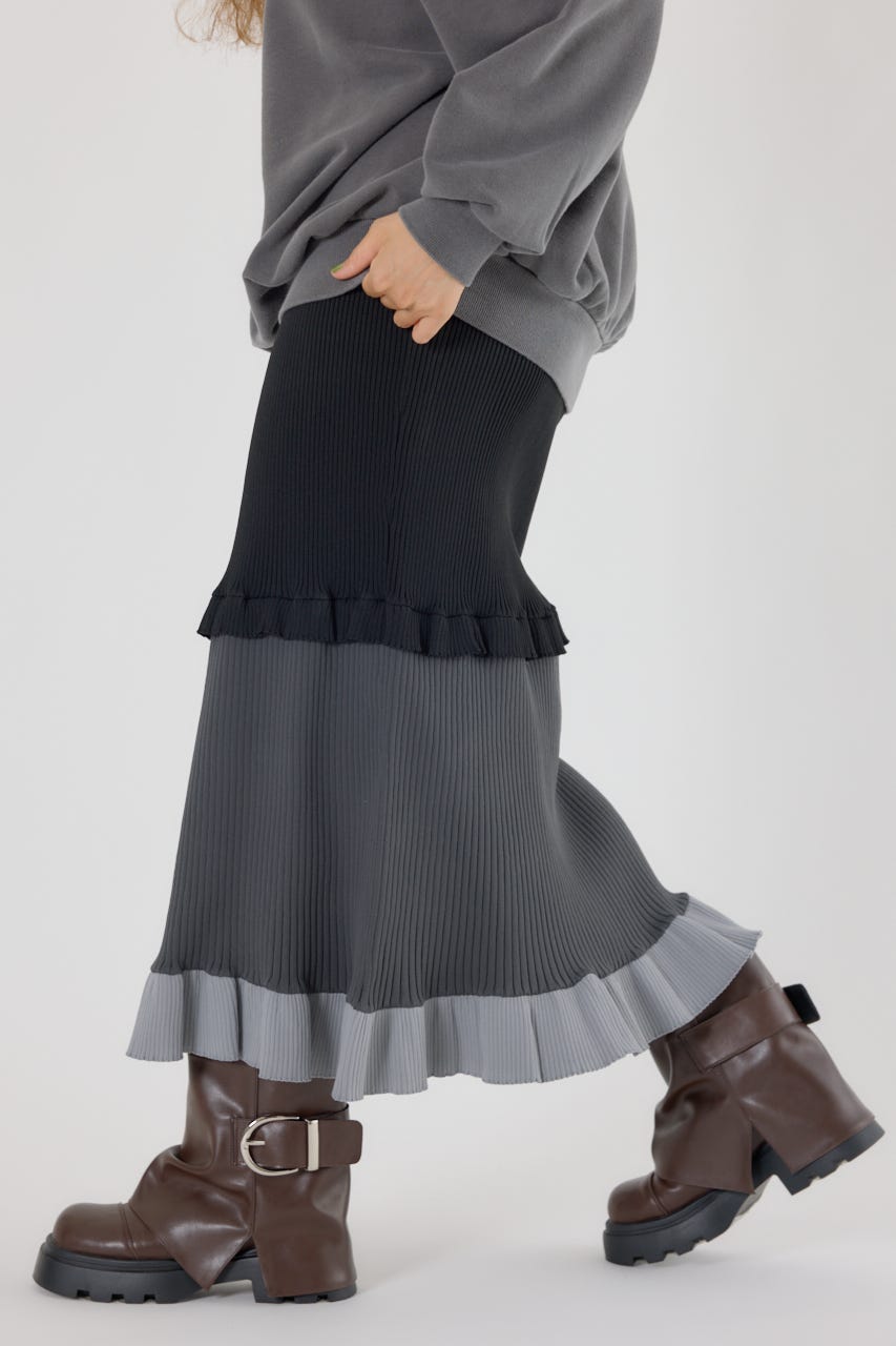 【新品未使用】LOHEN ローヘン　レイヤード2wayスカート Ellno de Mavie（エルノデメヴィ）の「【新カラー追加