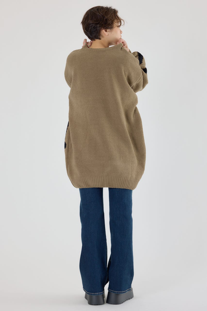 スタレ　ラウワン　モーディス RODEO CROWNS WIDE BOWL | ロゴ2WAYモールニットワンピース