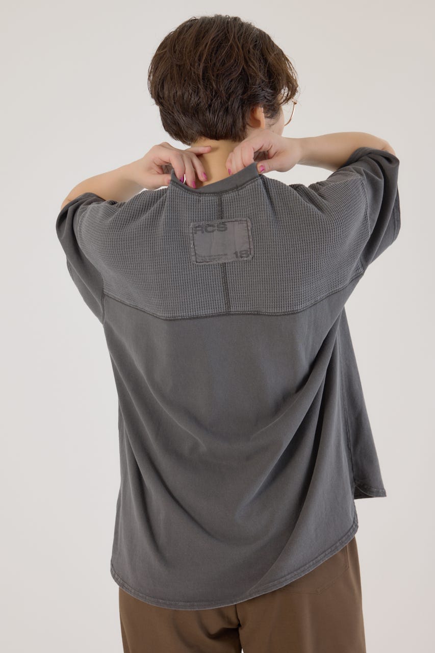 RODEO CROWNS WIDE BOWL | ワッフルコンビカットトップス (T