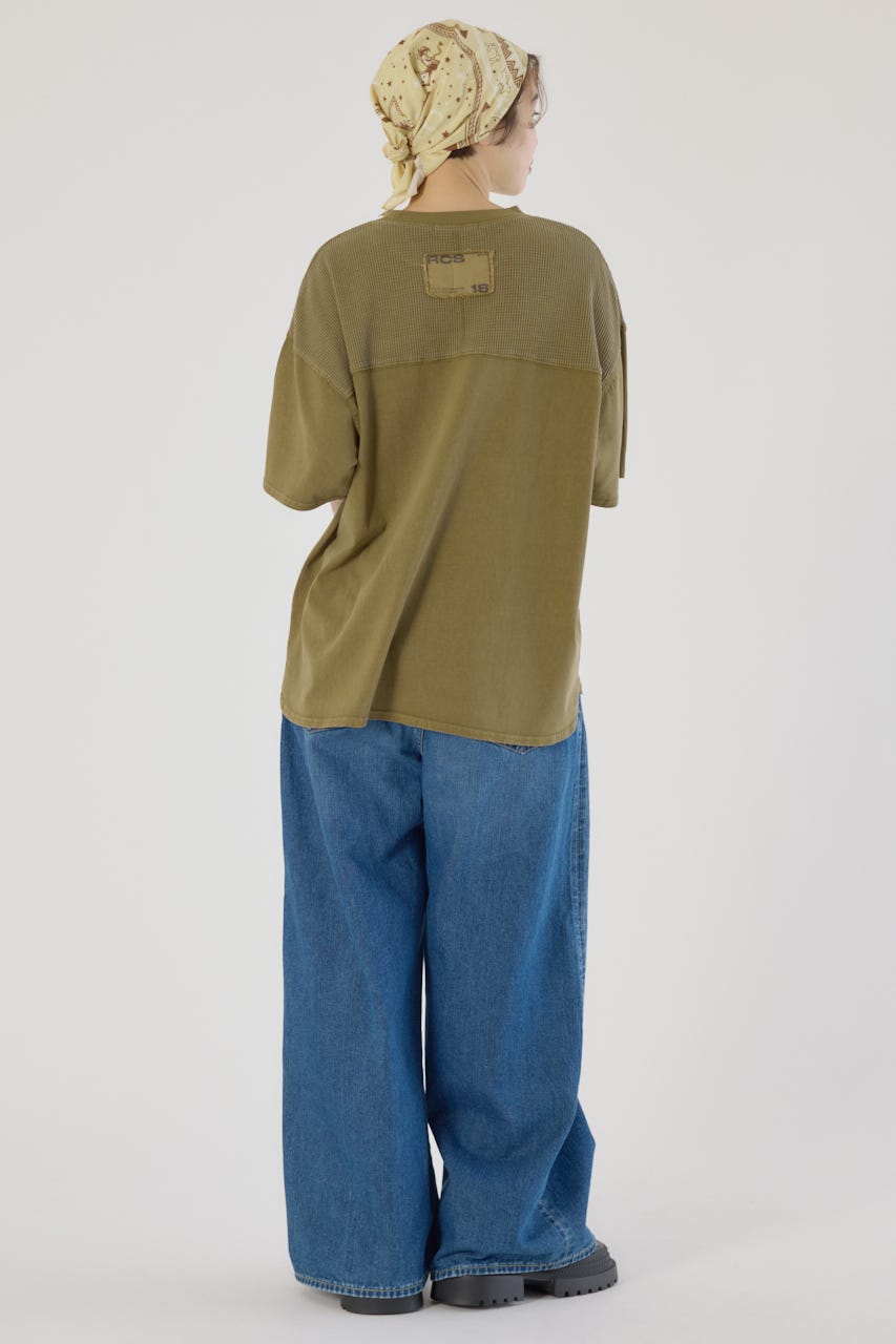RODEO CROWNS WIDE BOWL | ワッフルコンビカットトップス (T
