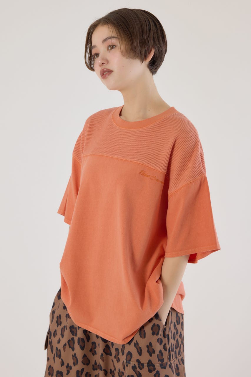 RODEO CROWNS WIDE BOWL | ワッフルコンビカットトップス (T