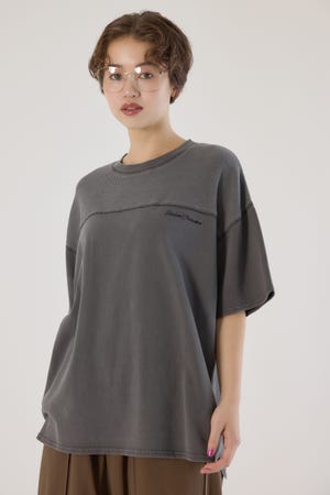 ワッフルコンビカットトップス