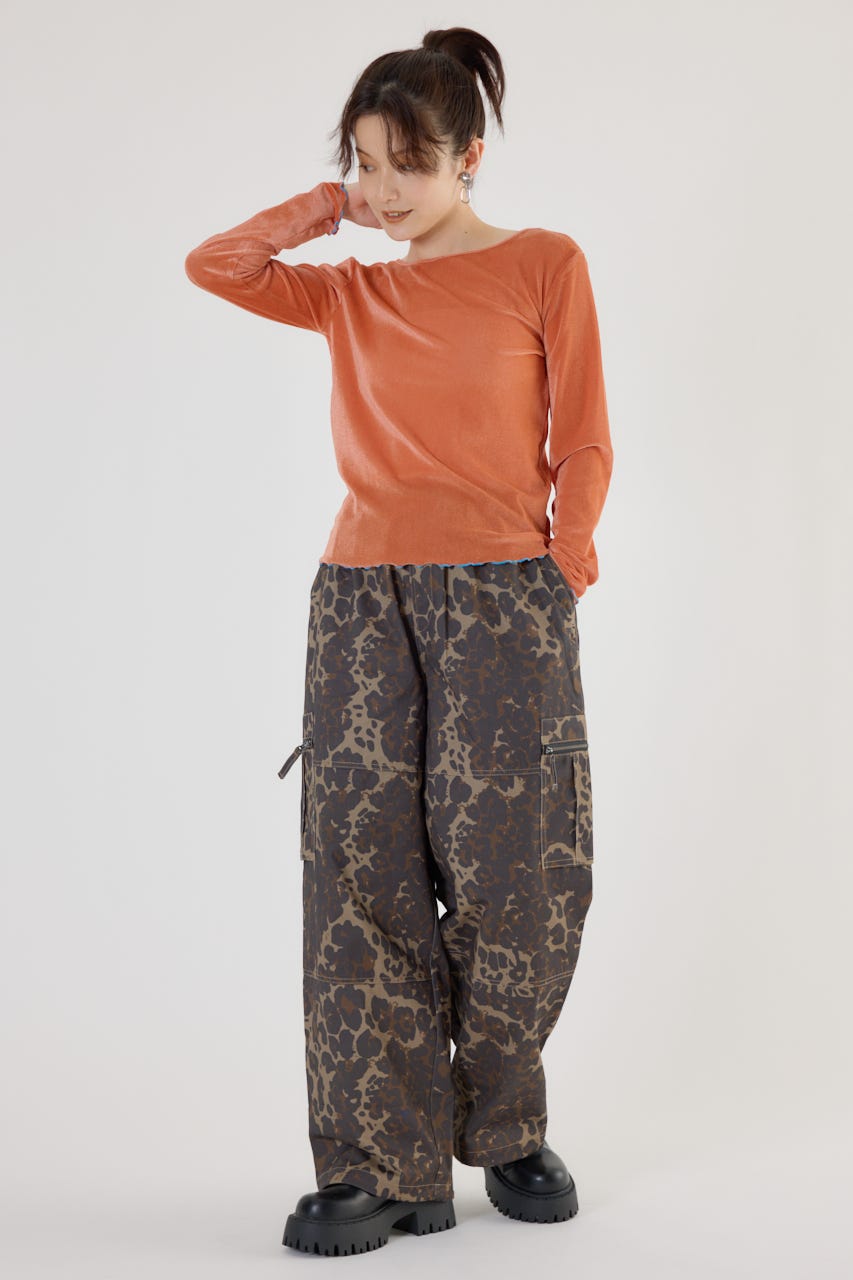 PHERE ベロアトップス RODEO CROWNS WIDE BOWL | 2WAYシアーベロアトップス (Tシャツ