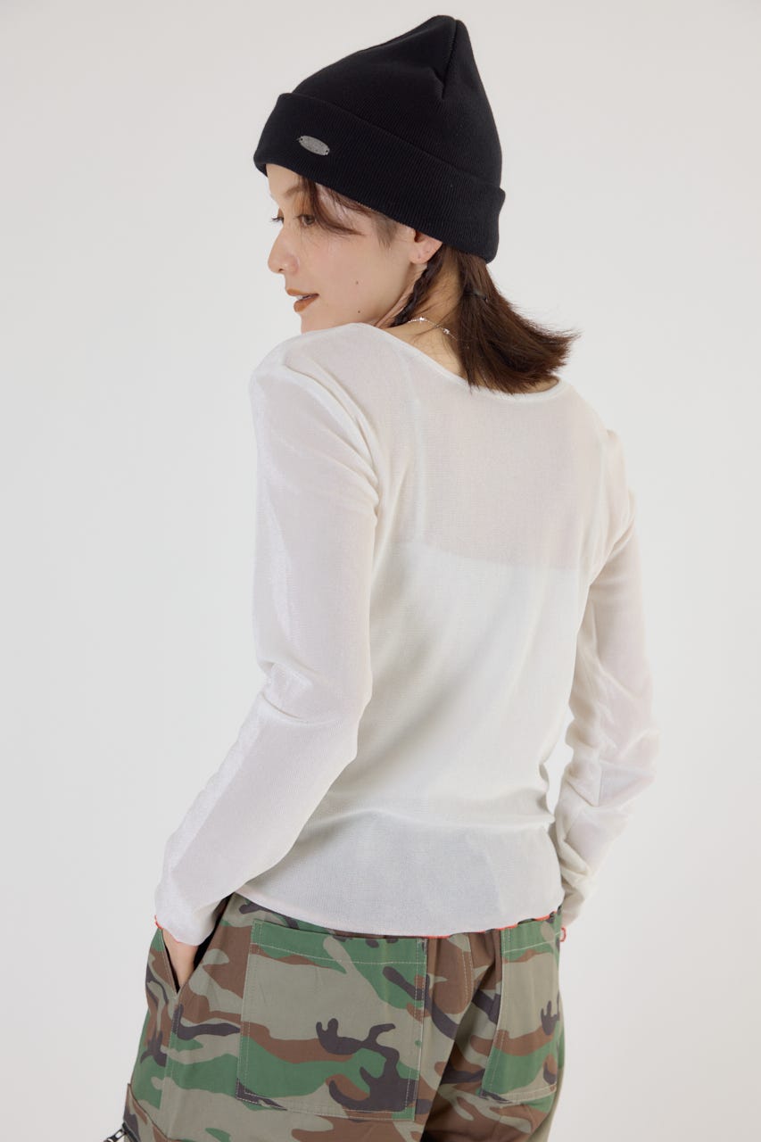 RODEO CROWNS WIDE BOWL | 2WAYシアーベロアトップス (Tシャツ