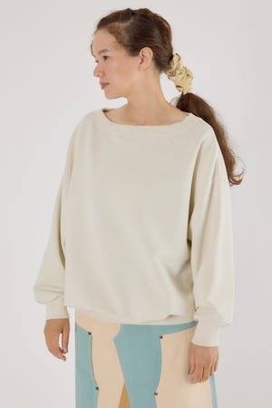 ワンショルダースウェットトップス