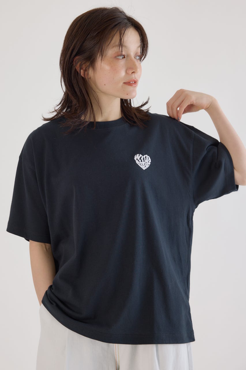 RODEO CROWNS WIDE BOWL | Heart Leopard Tシャツ (Tシャツ