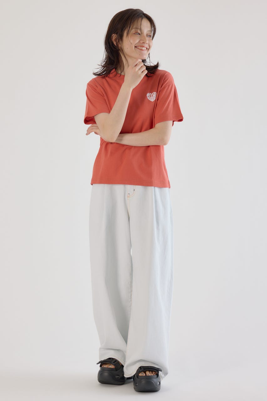 Heart Leopard Tシャツ RED M