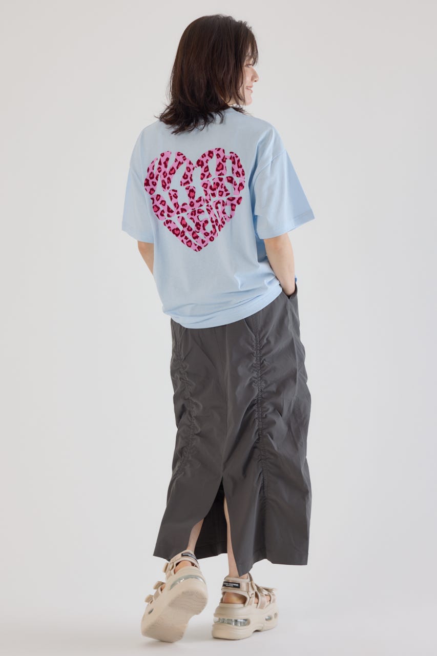 RODEO CROWNS WIDE BOWL | Heart Leopard Tシャツ (Tシャツ