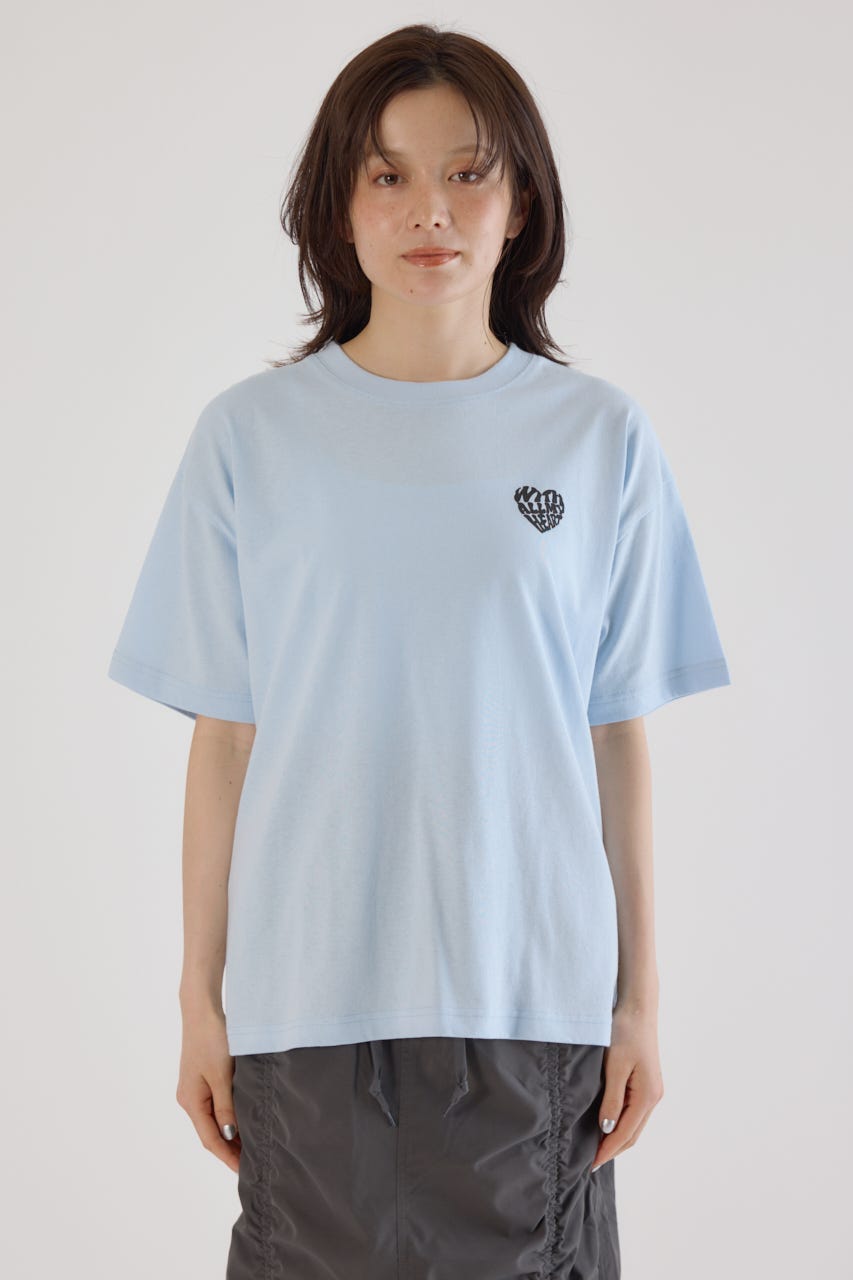 RODEO CROWNS WIDE BOWL | Heart Leopard Tシャツ (Tシャツ