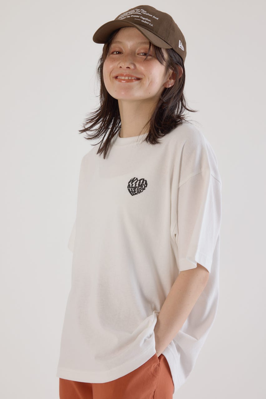 RODEO CROWNS WIDE BOWL | Heart Leopard Tシャツ (Tシャツ